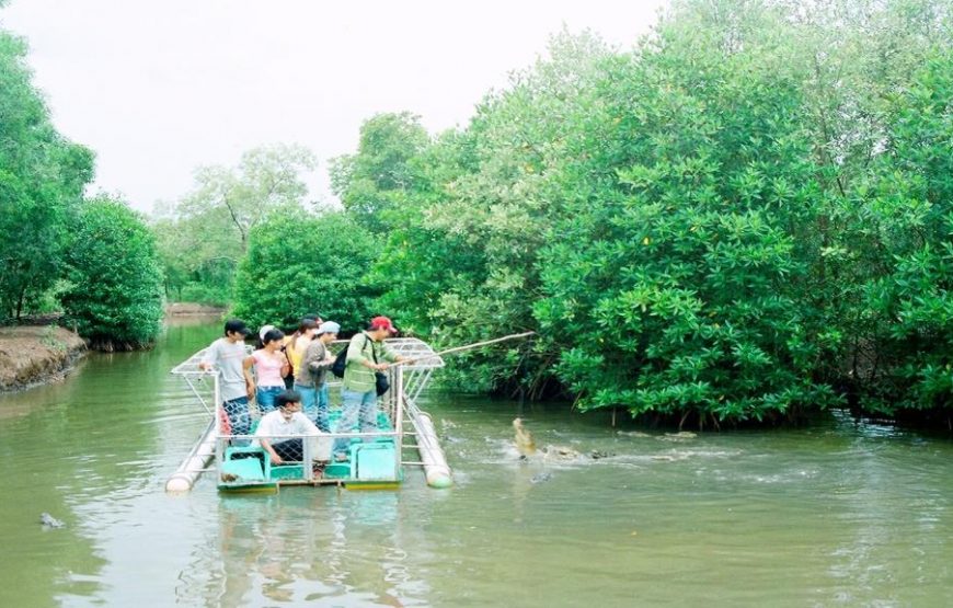 TOUR 1 NGÀY CẦN GIỜ – THAM QUAN ĐẢO KHỈ – CANO RỪNG SÁC – CHỢ HÀNG DƯƠNG