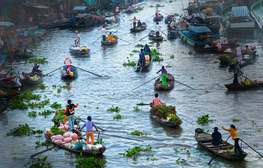 TOUR MIỀN TÂY 1 NGÀY: THAM QUAN CHỢ NỔI CÁI BÈ – CÙ LAO TÂN PHONG